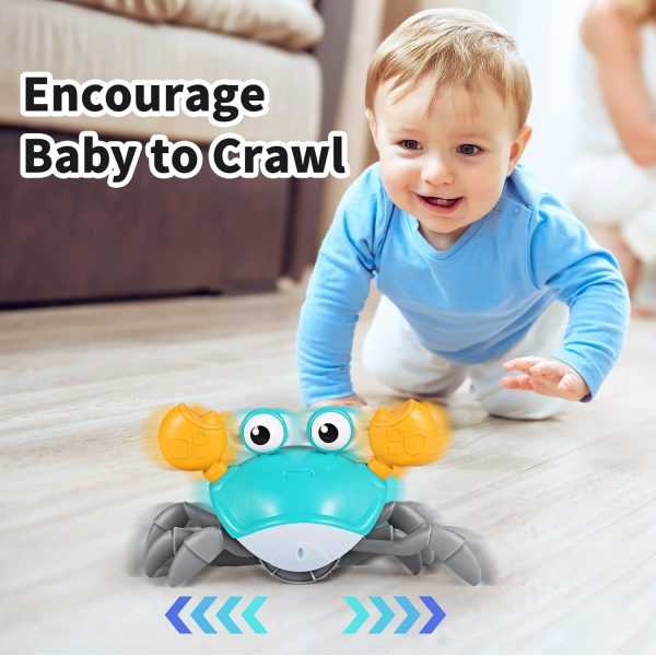 Rechargeable Crawling Crab Toy For Babies