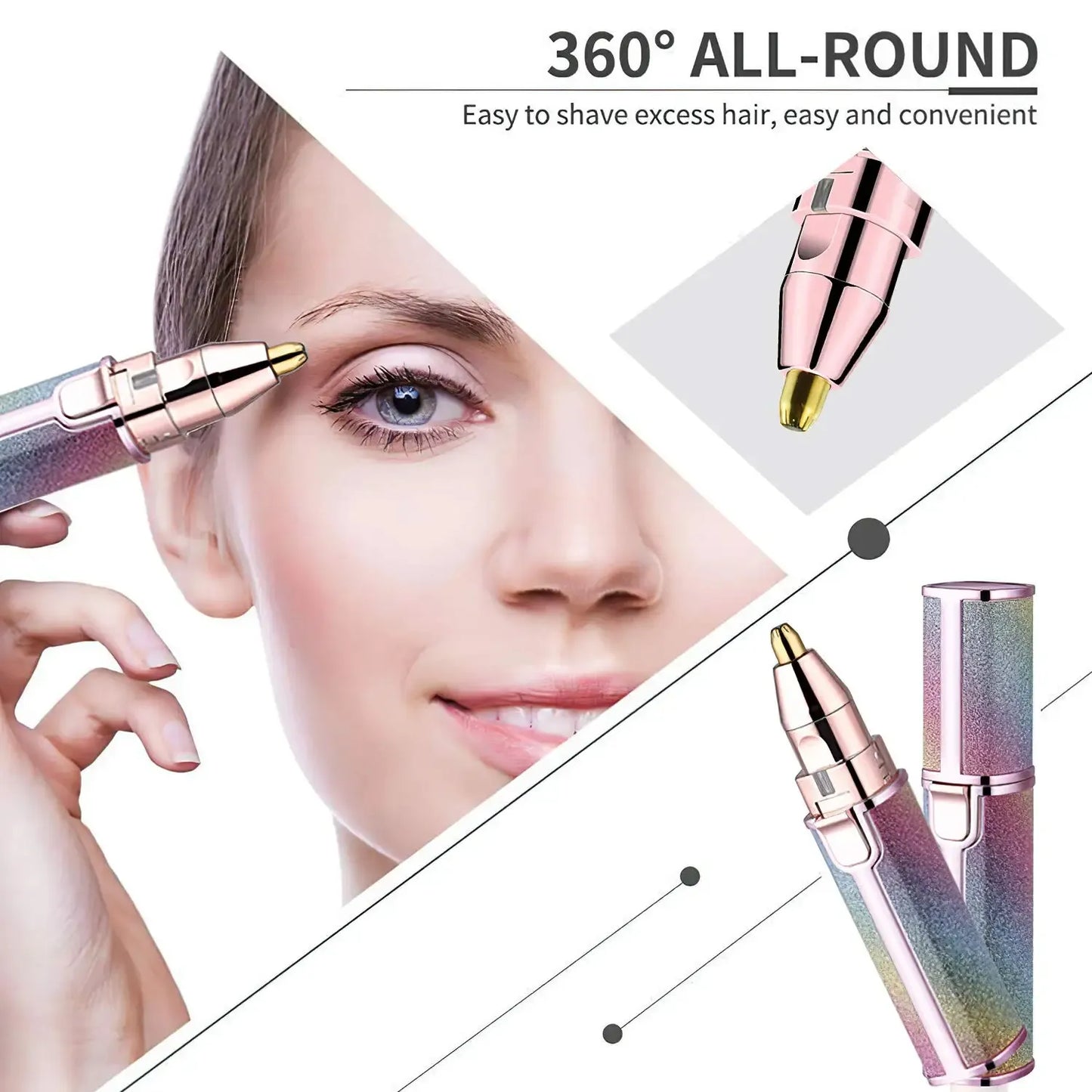 2in1 Electric Eyebrow Trimmer