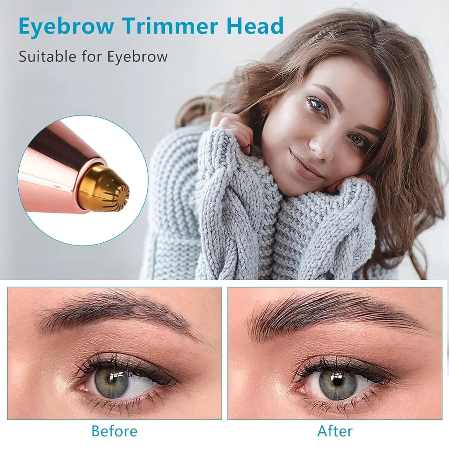 2in1 Electric Eyebrow Trimmer