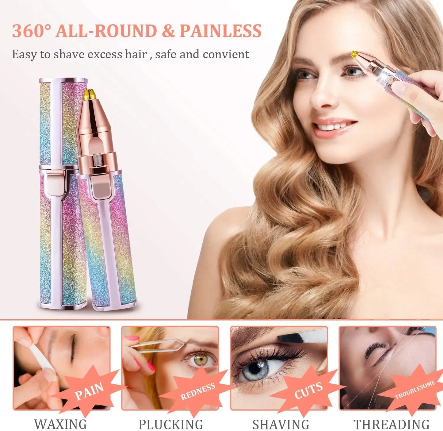 2in1 Electric Eyebrow Trimmer