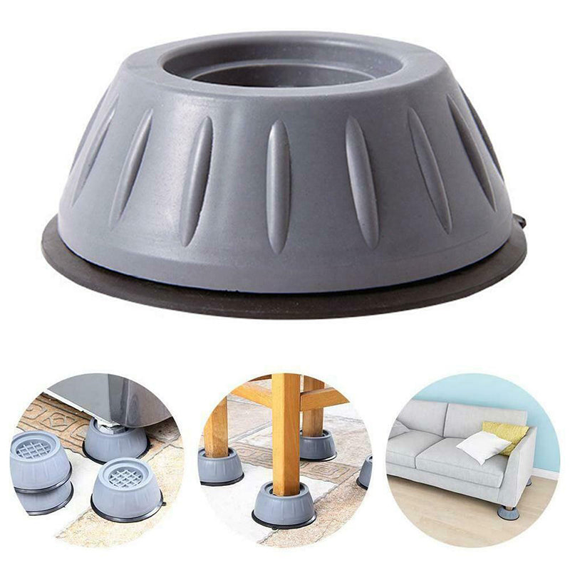"4Pcs Anti-Vibration Washer Pads – Non-Slip Shock Absorbers"